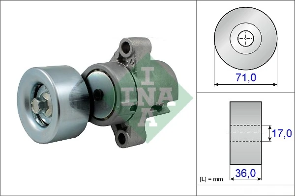 Belt Tensioner, V-ribbed belt